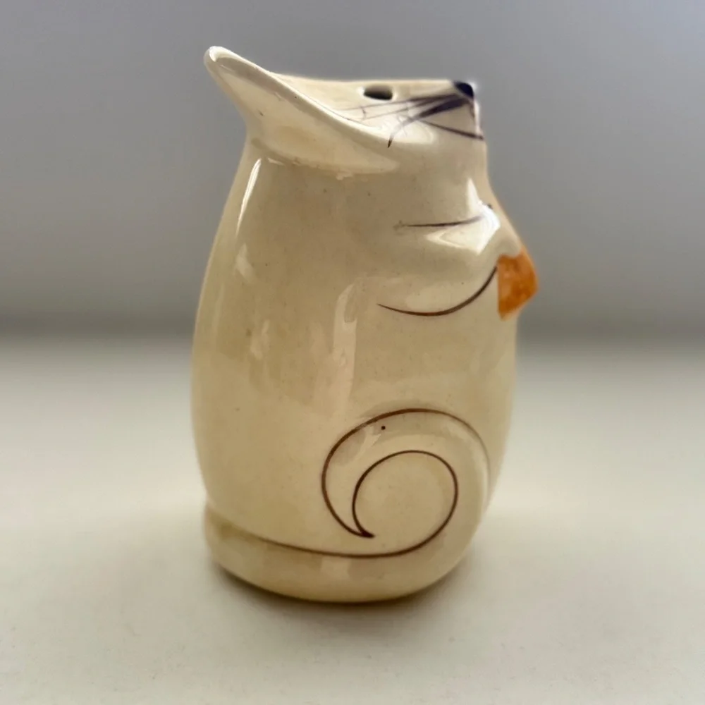 Vintage Mouse‎ Cheese Shaker - N.S. Gustin Hand Painted